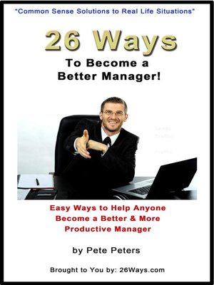 cover image of 26 Ways to Become a Better Manager